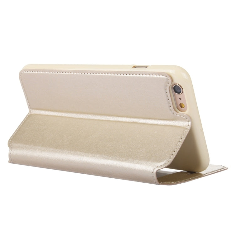 Roar Crazy Horse Texture Leather Case with Holder & Card Slot & Caller ID Display for iPhone 6 Plus