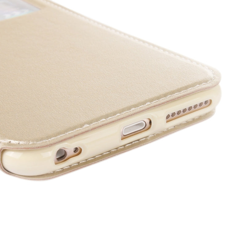 Roar Crazy Horse Texture Leather Case with Holder & Card Slot & Caller ID Display for iPhone 6 Plus