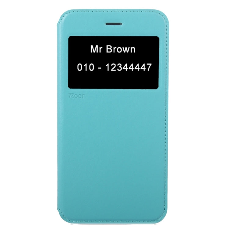 Roar Crazy Horse Texture Leather Case with Holder & Card Slot & Caller ID Display for iPhone 6 Plus