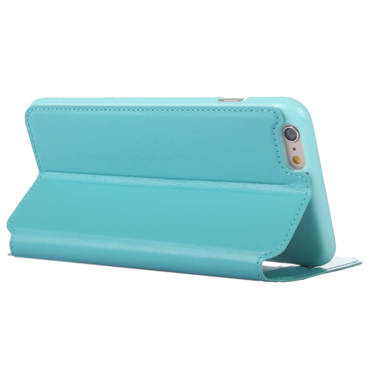 Roar Crazy Horse Texture Leather Case with Holder & Card Slot & Caller ID Display for iPhone 6 Plus