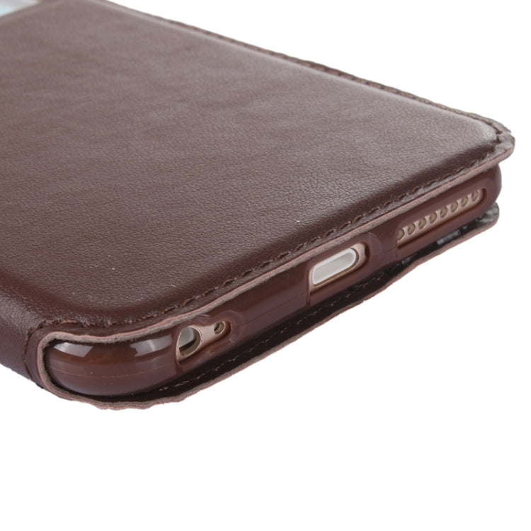 Roar Crazy Horse Texture Leather Case with Holder & Card Slot & Caller ID Display for iPhone 6 Plus