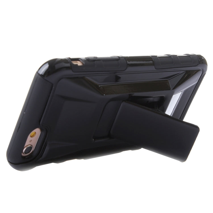 3D Sports Car Pattern PC + TPU Combination Case with Holder