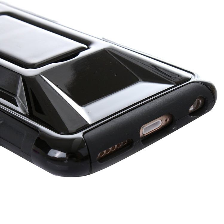 3D Sports Car Pattern PC + TPU Combination Case with Holder