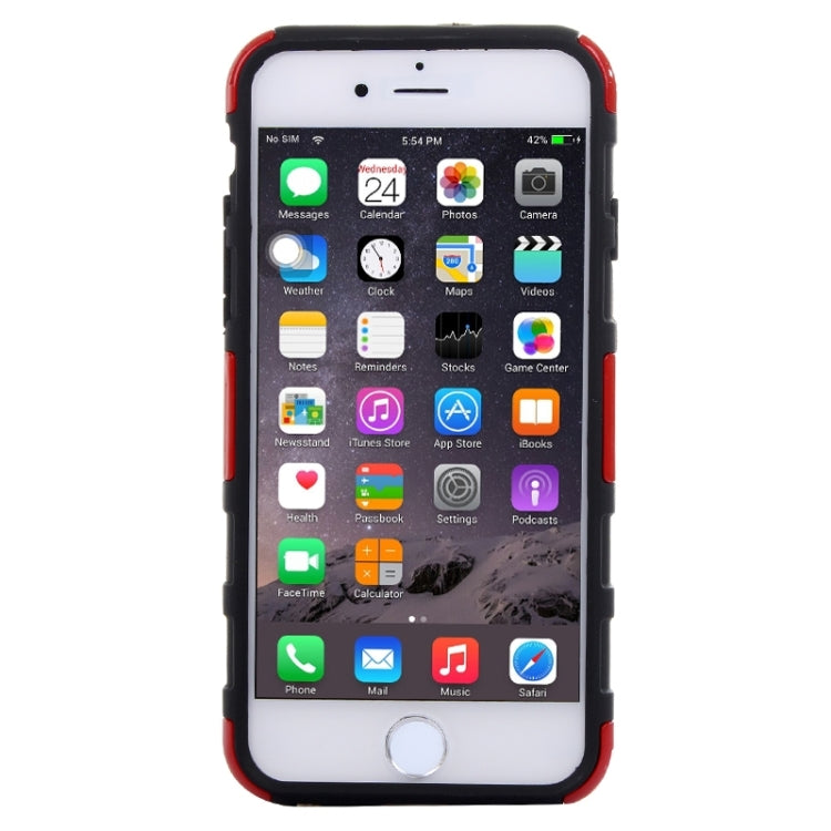 3D Sports Car Pattern PC + TPU Combination Case with Holder