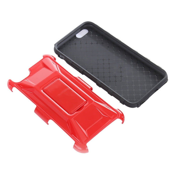 3D Sports Car Pattern PC + TPU Combination Case with Holder