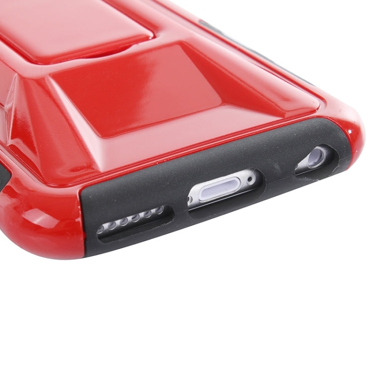 3D Sports Car Pattern PC + TPU Combination Case with Holder