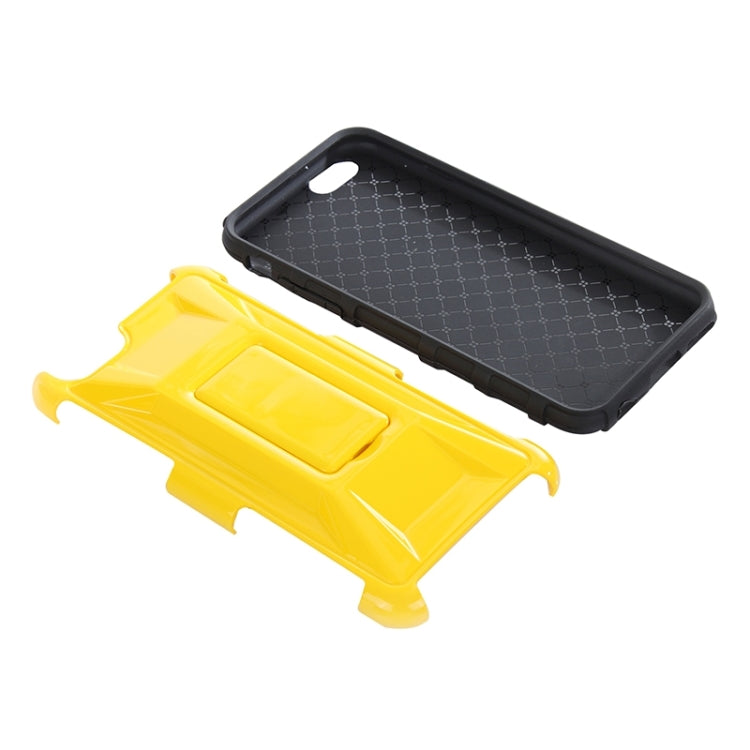 3D Sports Car Pattern PC + TPU Combination Case with Holder