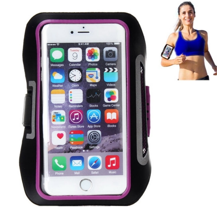 Ultra-Thin Double Buckle Sport Armband Case with Earphone Hole & Key Pocket & Earphone Winder & Card Slot for iPhone 6 & 6s Plus, Galaxy Note 5 / Note 4 / Note 3 / Note 2 / Note 1