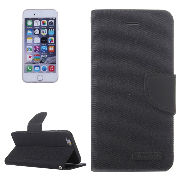 Denim Texture Horizontal Flip Leather Case with Holder & Card Slots & Wallet for iPhone 6 Plus & 6S Plus