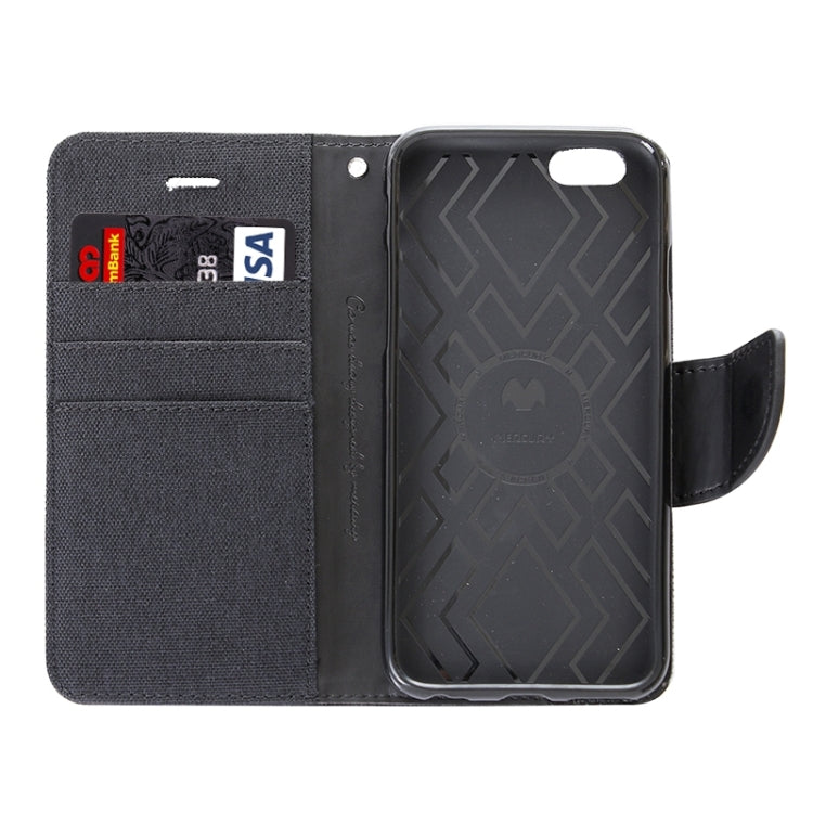 Denim Texture Horizontal Flip Leather Case with Holder & Card Slots & Wallet for iPhone 6 Plus & 6S Plus