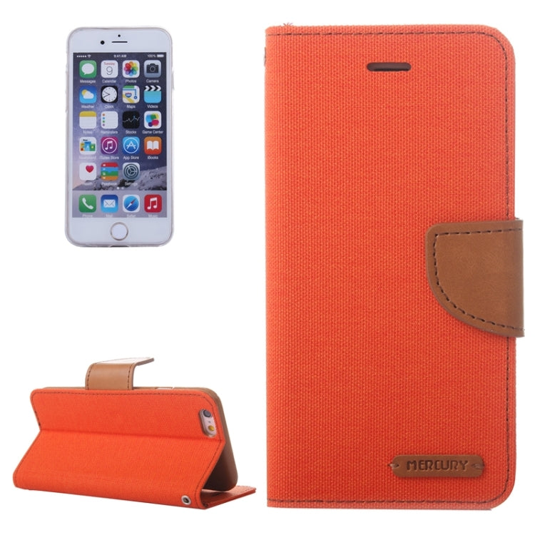 Denim Texture Horizontal Flip Leather Case with Holder & Card Slots & Wallet for iPhone 6 Plus & 6S Plus