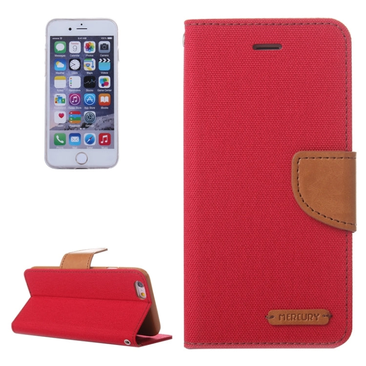 Denim Texture Horizontal Flip Leather Case with Holder & Card Slots & Wallet for iPhone 6 Plus & 6S Plus