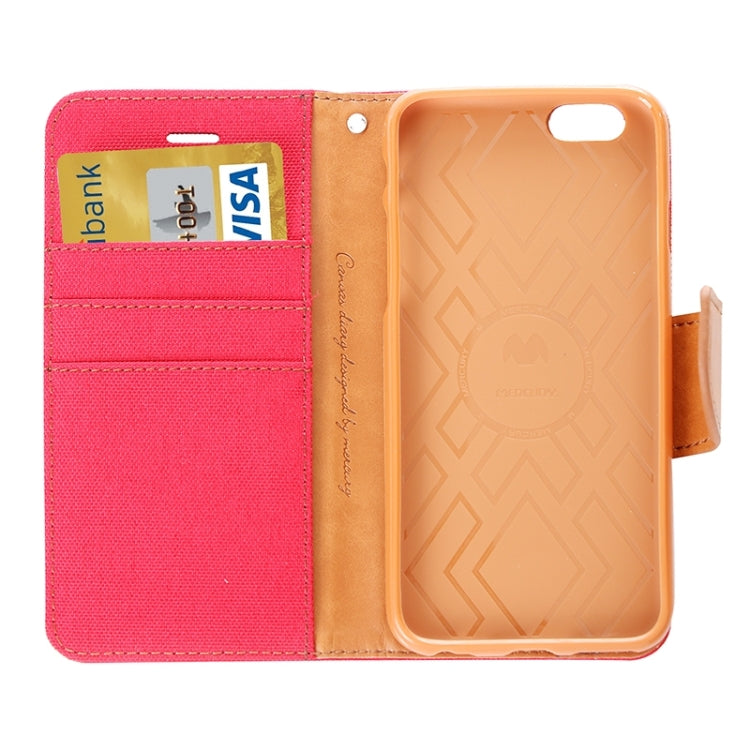 Denim Texture Horizontal Flip Leather Case with Holder & Card Slots & Wallet for iPhone 6 Plus & 6S Plus