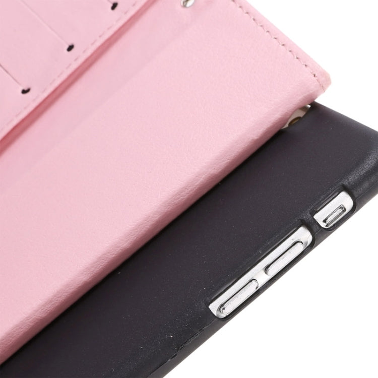 Grid Texture Horizontal Leather Case with Holder & Card Slots & Wallet & Lanyard for iPhone 6 Plus & 6S Plus
