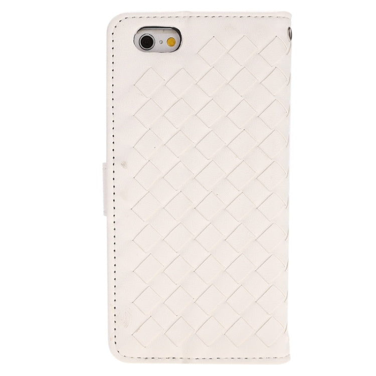 Grid Texture Horizontal Leather Case with Holder & Card Slots & Wallet & Lanyard for iPhone 6 Plus & 6S Plus