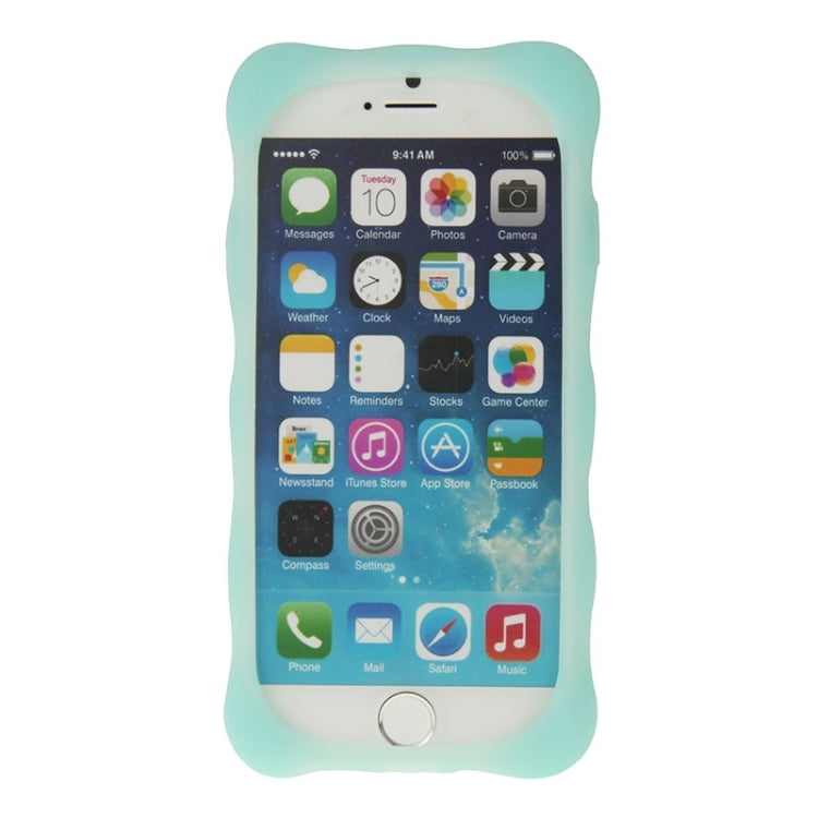 Flowers Pattern Luminous Silicone Case for iPhone 6 Plus