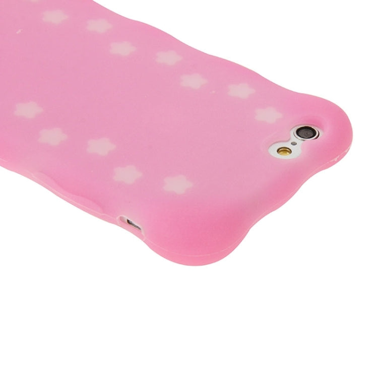 Flowers Pattern Luminous Silicone Case for iPhone 6 Plus