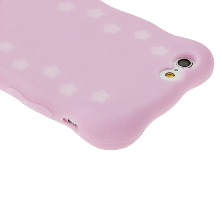 Flowers Pattern Luminous Silicone Case for iPhone 6 Plus