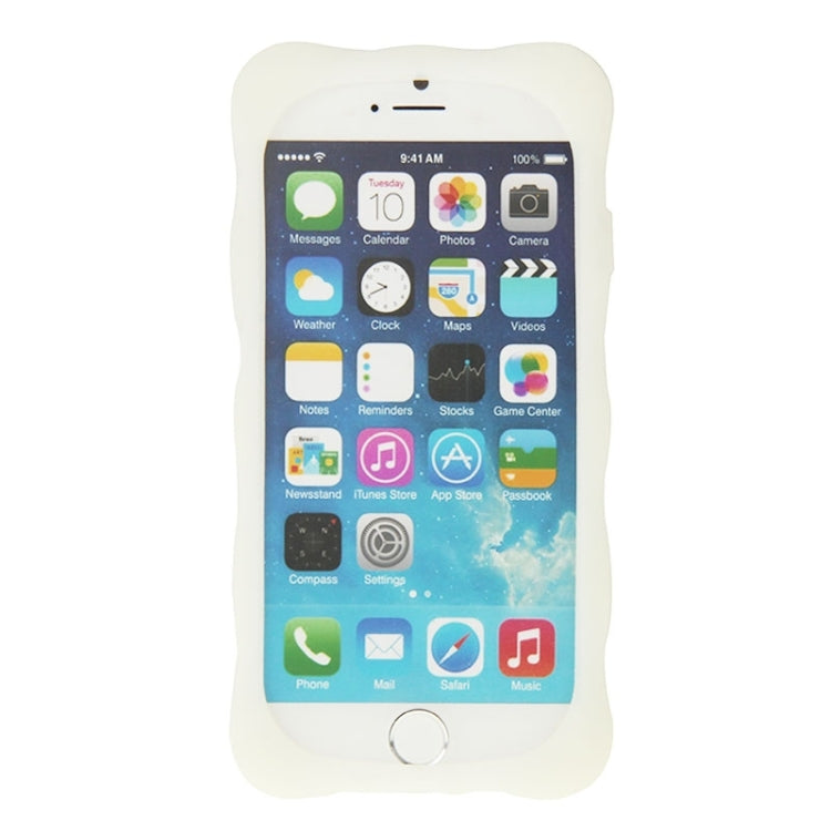 Flowers Pattern Luminous Silicone Case for iPhone 6 Plus