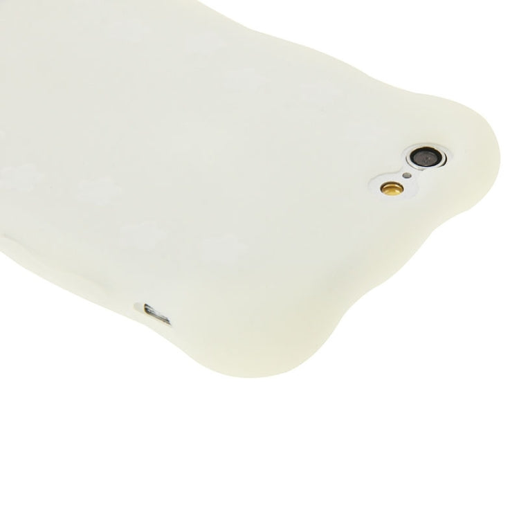 Flowers Pattern Luminous Silicone Case for iPhone 6 Plus