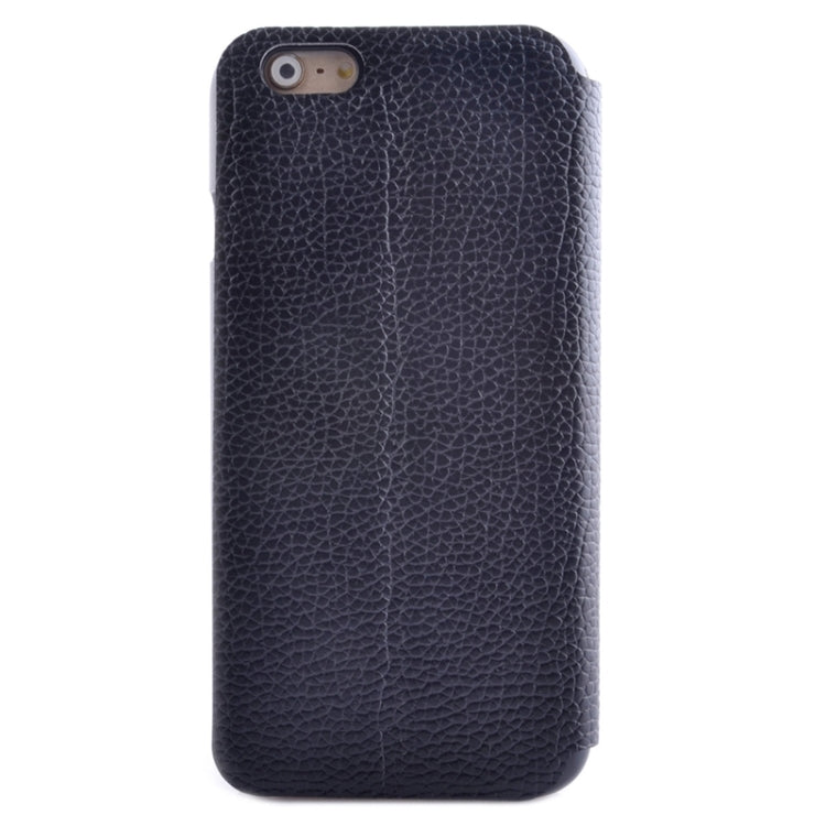 Horizontal Flip Litchi Texture Leather Case with Holder & Caller ID Display for iPhone 6 Plus & 6S Plus
