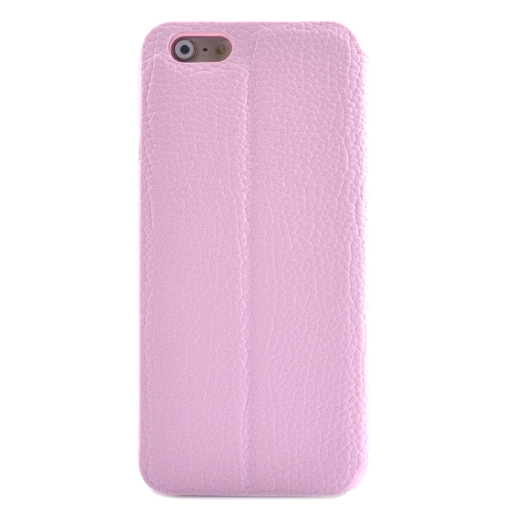 Horizontal Flip Litchi Texture Leather Case with Holder & Caller ID Display for iPhone 6 Plus & 6S Plus