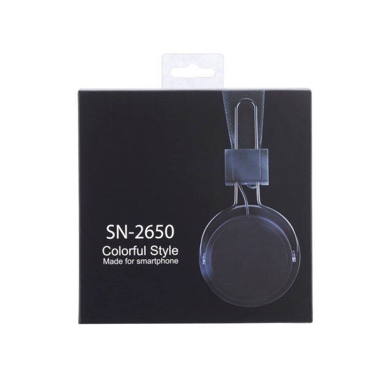 SN-2650 Universal Stereo Headset, For iPad, iPhone, Galaxy, Huawei, Xiaomi, LG, HTC and Other Smart Phones