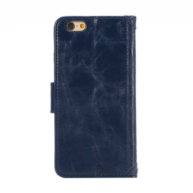 Wax Crazy Horse Texture Horizontal Flip Leather Case with Holder & Card Slots & Wallet & Photo Frame for iPhone 6 Plus & 6S Plus