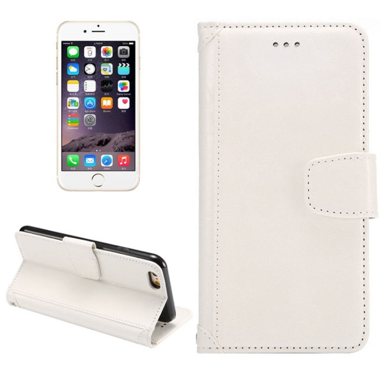 Wax Crazy Horse Texture Horizontal Flip Leather Case with Holder & Card Slots & Wallet & Photo Frame for iPhone 6 Plus & 6S Plus