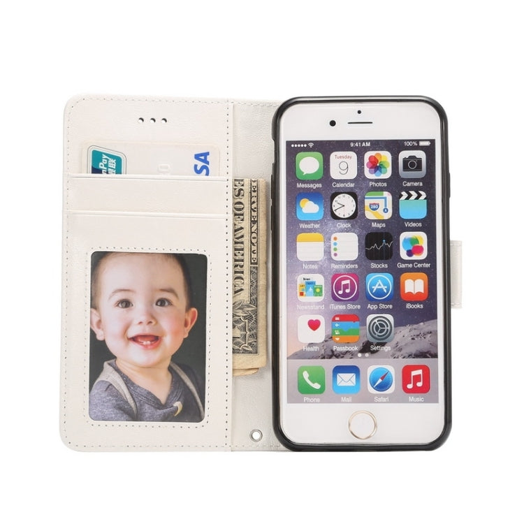 Wax Crazy Horse Texture Horizontal Flip Leather Case with Holder & Card Slots & Wallet & Photo Frame for iPhone 6 Plus & 6S Plus