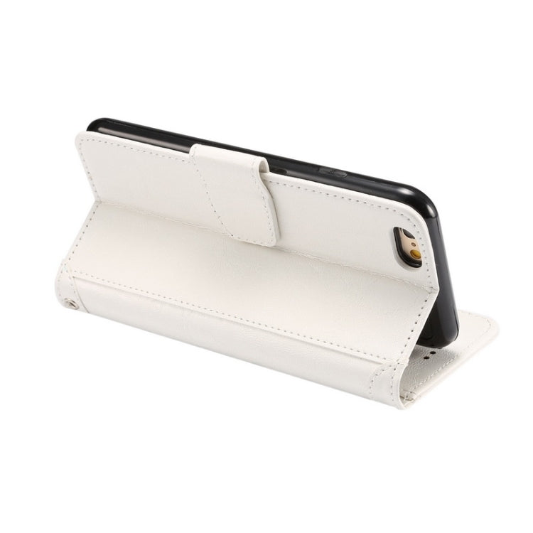 Wax Crazy Horse Texture Horizontal Flip Leather Case with Holder & Card Slots & Wallet & Photo Frame for iPhone 6 Plus & 6S Plus