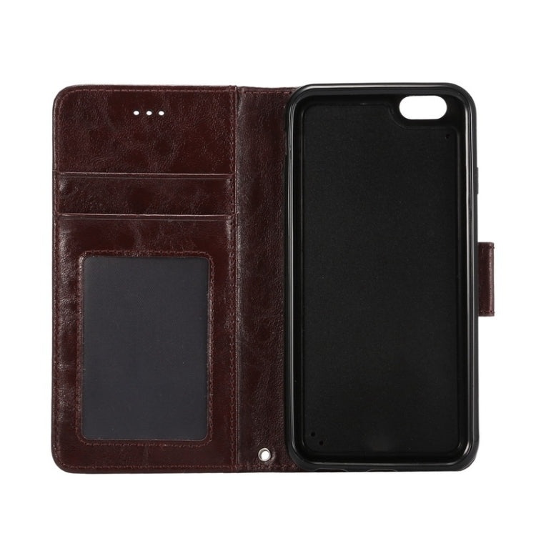 Wax Crazy Horse Texture Horizontal Flip Leather Case with Holder & Card Slots & Wallet & Photo Frame for iPhone 6 Plus & 6S Plus