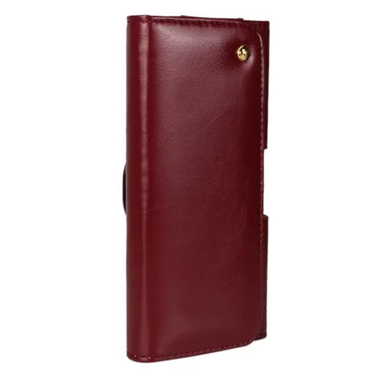 Crazy Horse Texture Horizontal Style Leather Waist Bag for iPhone 6 Plus & 6S Plus / Galaxy Note 4 / Note 3 / Note 2 / A5 & A3