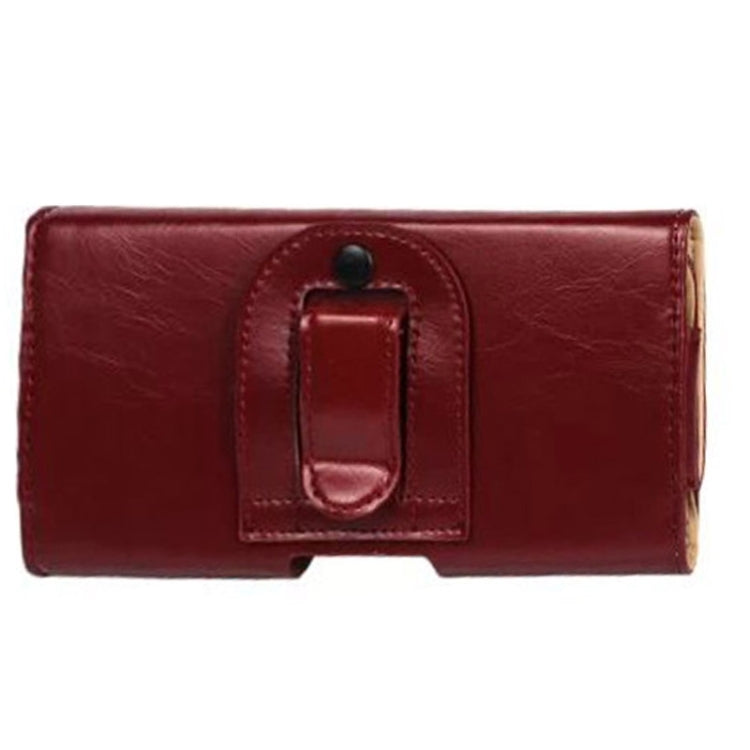 Crazy Horse Texture Horizontal Style Leather Waist Bag for iPhone 6 Plus & 6S Plus / Galaxy Note 4 / Note 3 / Note 2 / A5 & A3