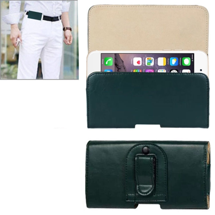 Crazy Horse Texture Horizontal Style Leather Waist Bag for iPhone 6 Plus & 6S Plus / Galaxy Note 4 / Note 3 / Note 2 / A5 & A3