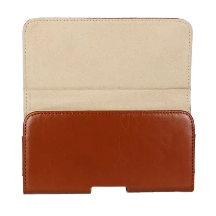 Crazy Horse Texture Horizontal Style Leather Waist Bag for iPhone 6 Plus & 6S Plus / Galaxy Note 4 / Note 3 / Note 2 / A5 & A3