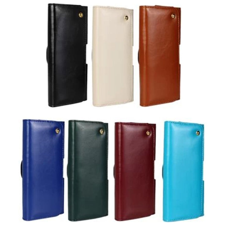 Crazy Horse Texture Horizontal Style Leather Waist Bag for iPhone 6 Plus & 6S Plus / Galaxy Note 4 / Note 3 / Note 2 / A5 & A3