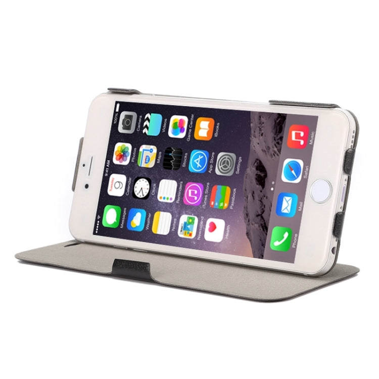 Horizontal Flip Ultra Thin Leather Case with Holder for iPhone 6 Plus & 6S Plus