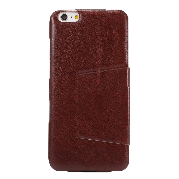 Horizontal Flip Ultra Thin Leather Case with Holder for iPhone 6 Plus & 6S Plus