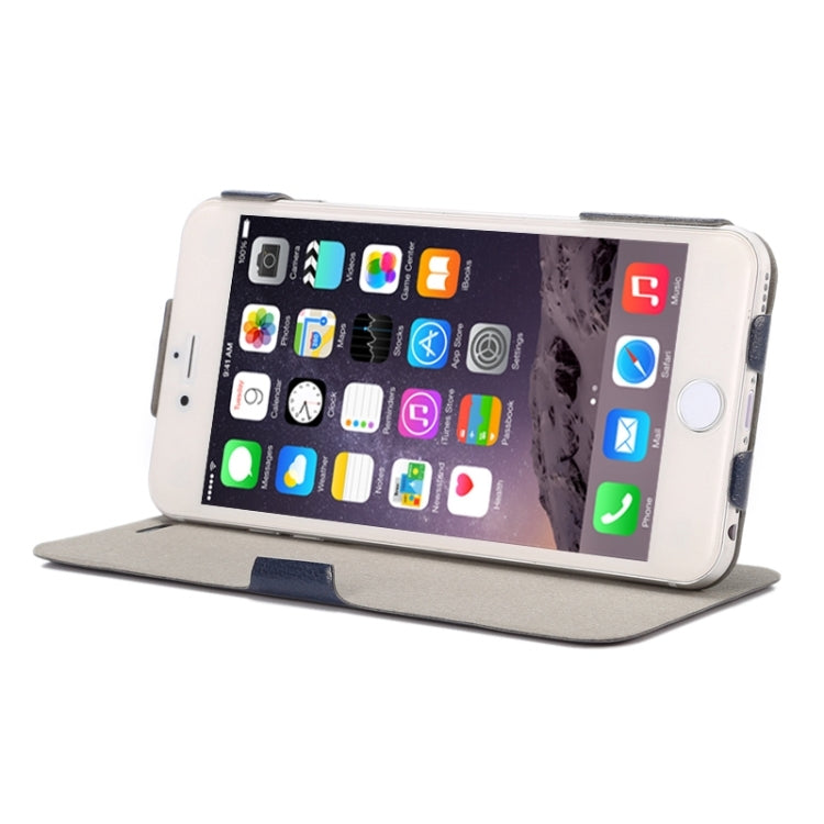 Horizontal Flip Ultra Thin Leather Case with Holder for iPhone 6 Plus & 6S Plus