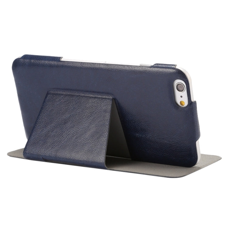 Horizontal Flip Ultra Thin Leather Case with Holder for iPhone 6 Plus & 6S Plus