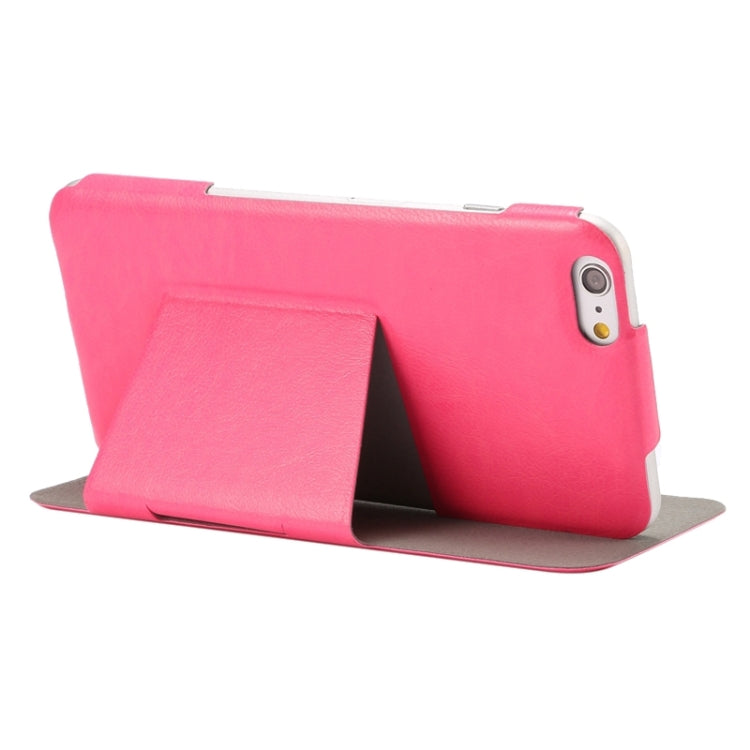 Horizontal Flip Ultra Thin Leather Case with Holder for iPhone 6 Plus & 6S Plus