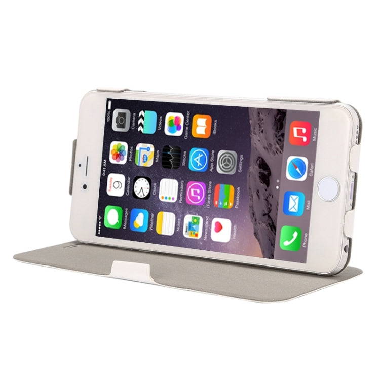 Horizontal Flip Ultra Thin Leather Case with Holder for iPhone 6 Plus & 6S Plus
