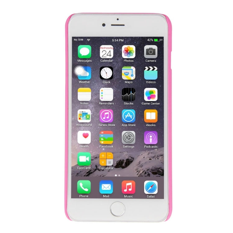 Hollow Style Daisy Pearl Encrusted Plastic Protective Case for iPhone 6 Plus