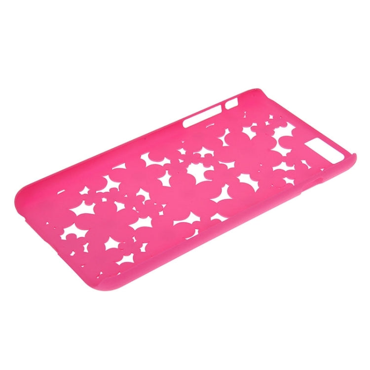 Hollow Style Daisy Pearl Encrusted Plastic Protective Case for iPhone 6 Plus