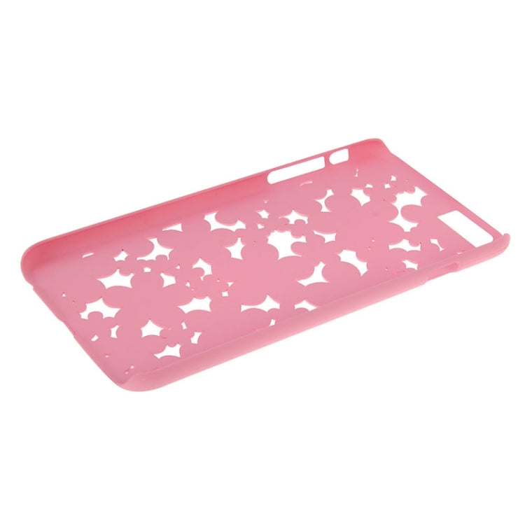 Hollow Style Daisy Pearl Encrusted Plastic Protective Case for iPhone 6 Plus