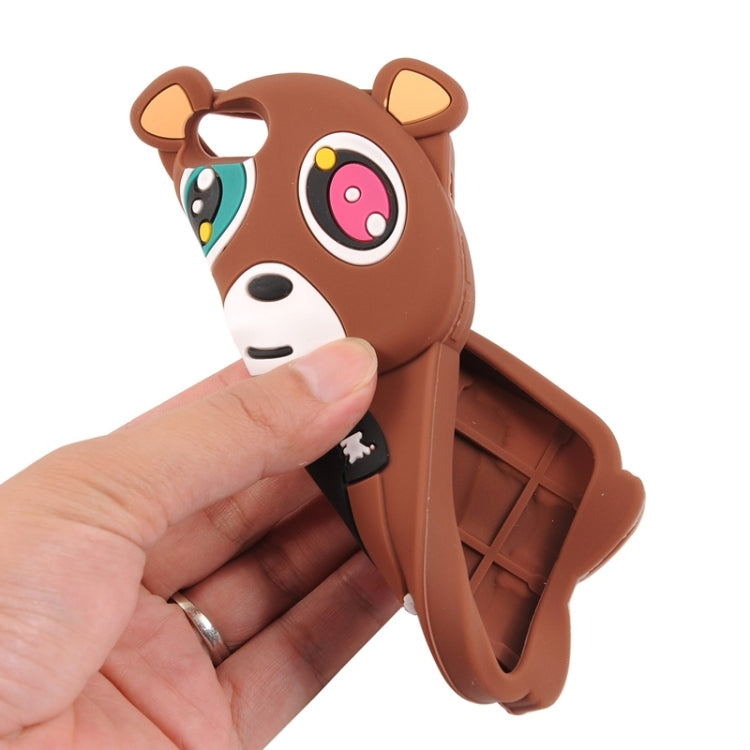 3D Bear Pattern Silicone Case for iPhone 6 Plus