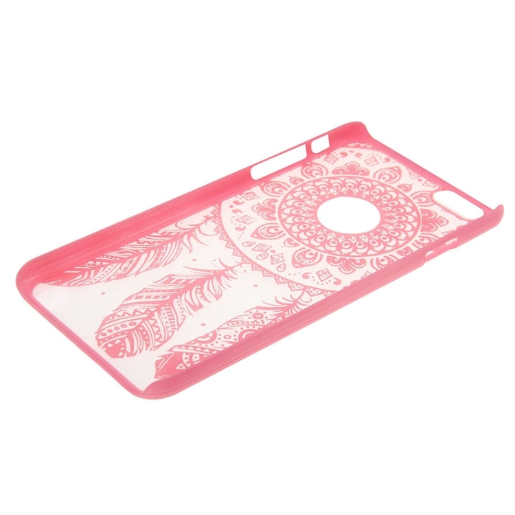 Glass Window Grilles Style Windbell Pattern Plastic Cover for iPhone 6 Plus