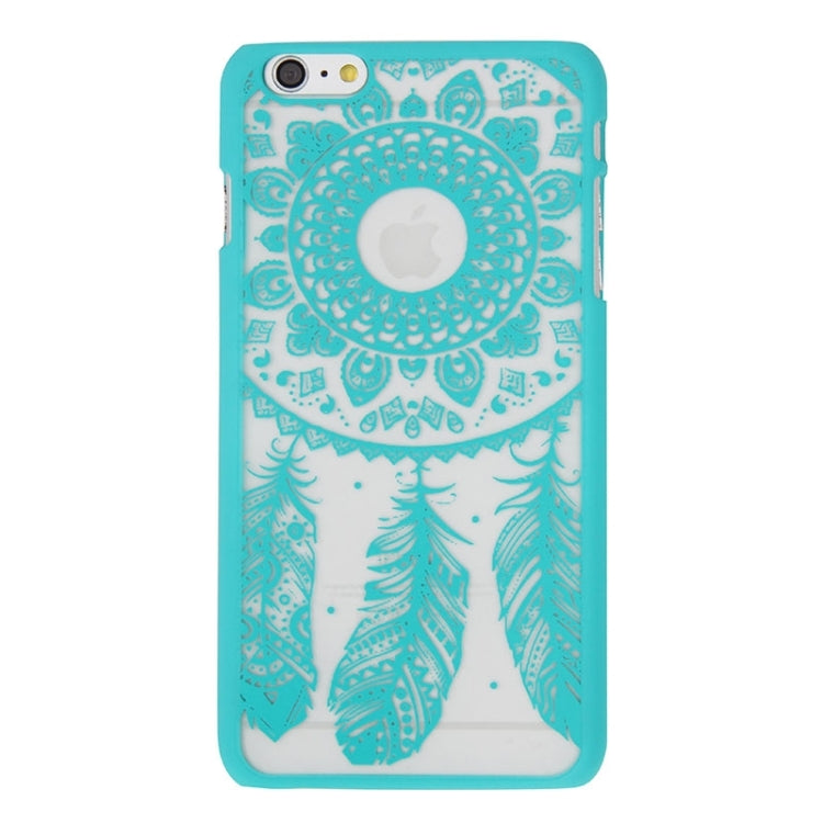 Glass Window Grilles Style Windbell Pattern Plastic Cover for iPhone 6 Plus