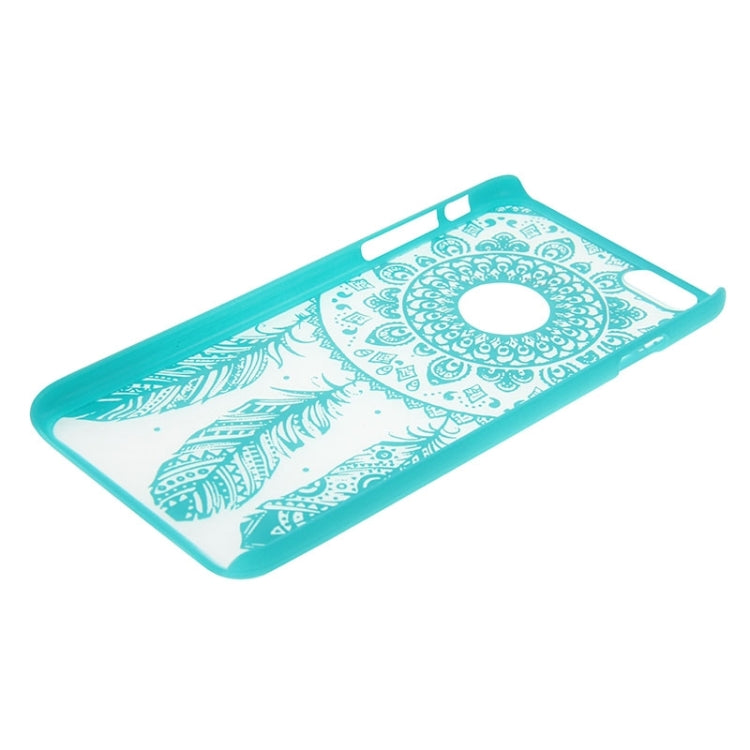 Glass Window Grilles Style Windbell Pattern Plastic Cover for iPhone 6 Plus